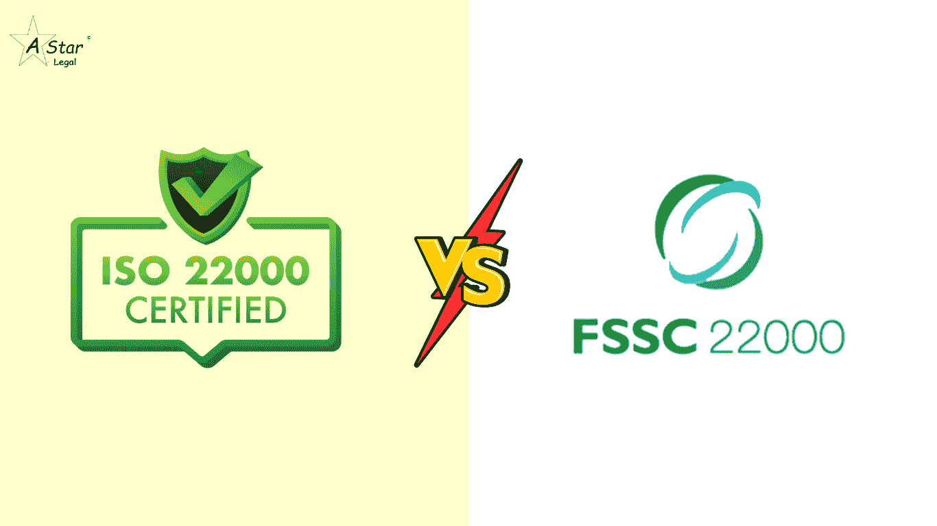 Difference between ISO 22000 and FSSC 22000- a star legal