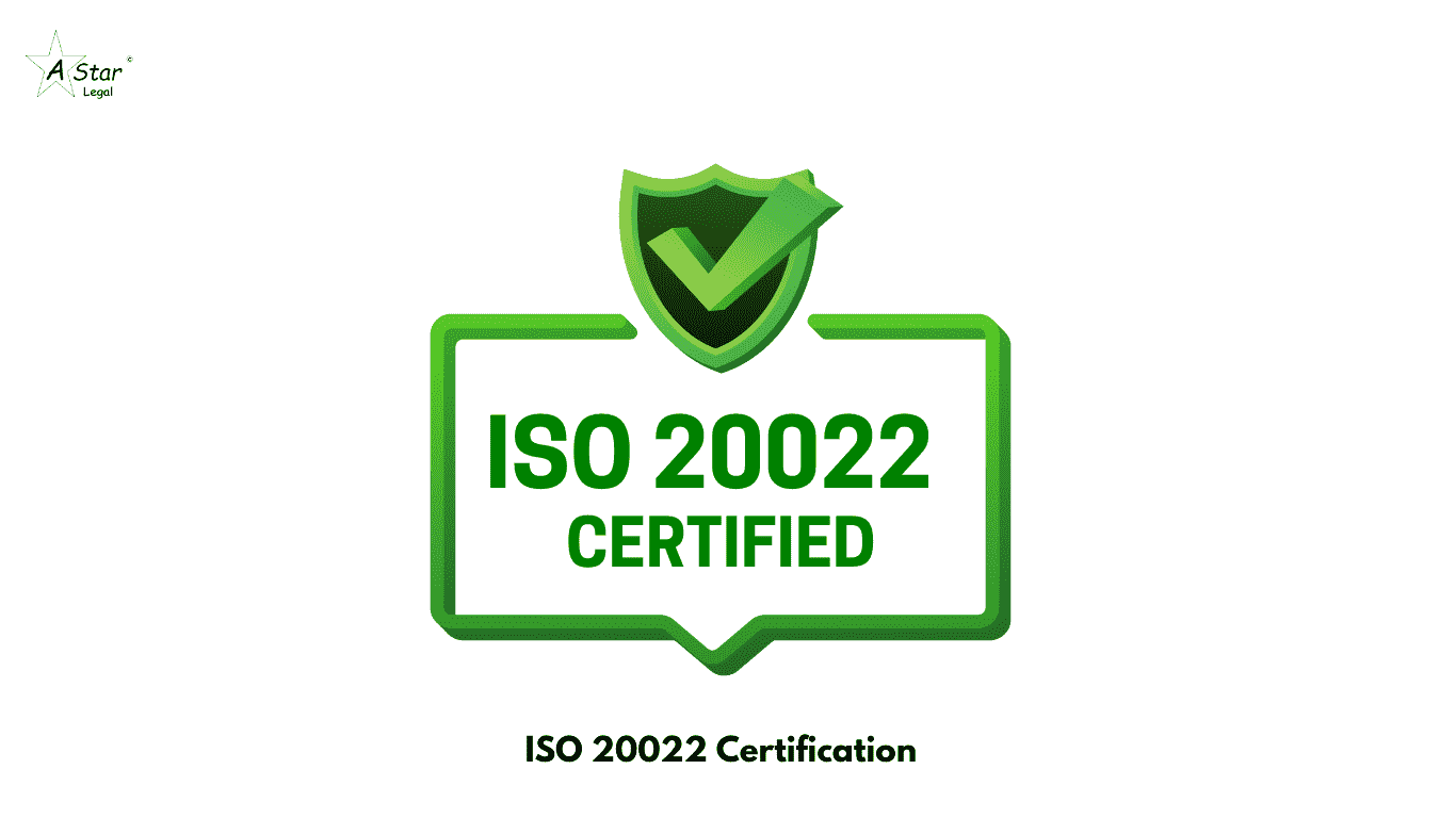 ISO 20022 Certification- astarlegal
