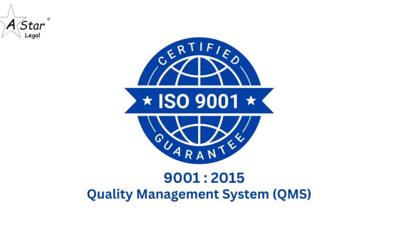 ISO 9001 2015 Quality Management System (QMS) - a star legal associates